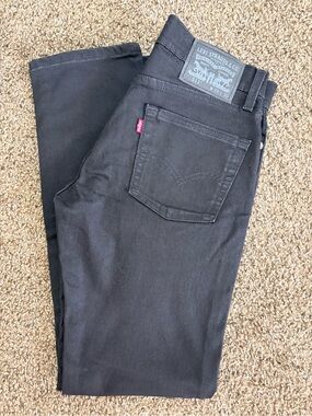 Levi's Black Slim Jeans 29x30